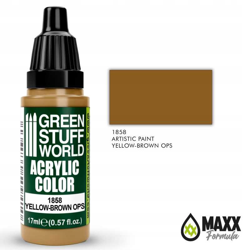 Acrylic Color Yellowbrown Ops