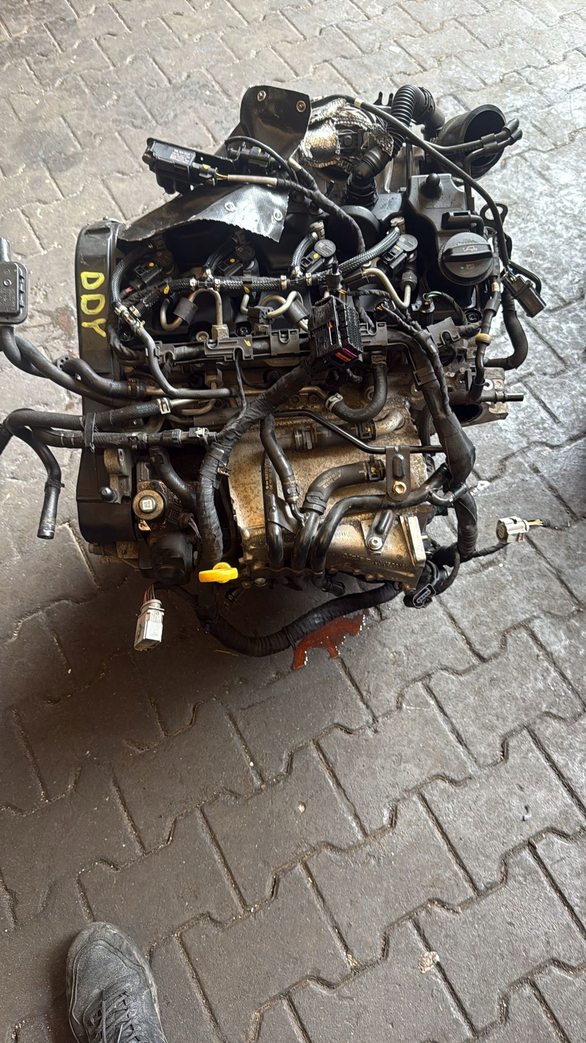 engine complete AUDI SKODA 1,6 TDI DDY
