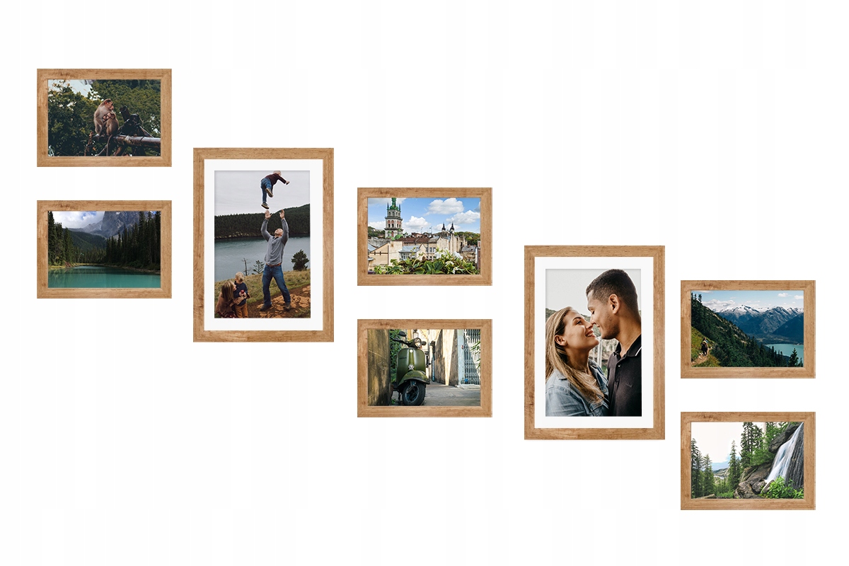 Multirama Reykjavik Sada fotorámečků dub Wotan