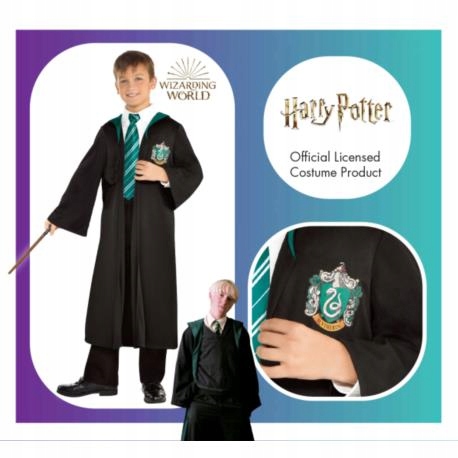 OUTFIT HARRY PORTER MALFOY SLYTHERIN 120-130 + RŮŽOVÝ EAN (GTIN) 194099066457