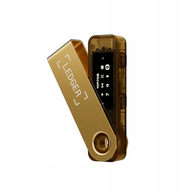Ledger Nano S Plus Bezpečná peňaženka kryptomien Btc Eth Gold
