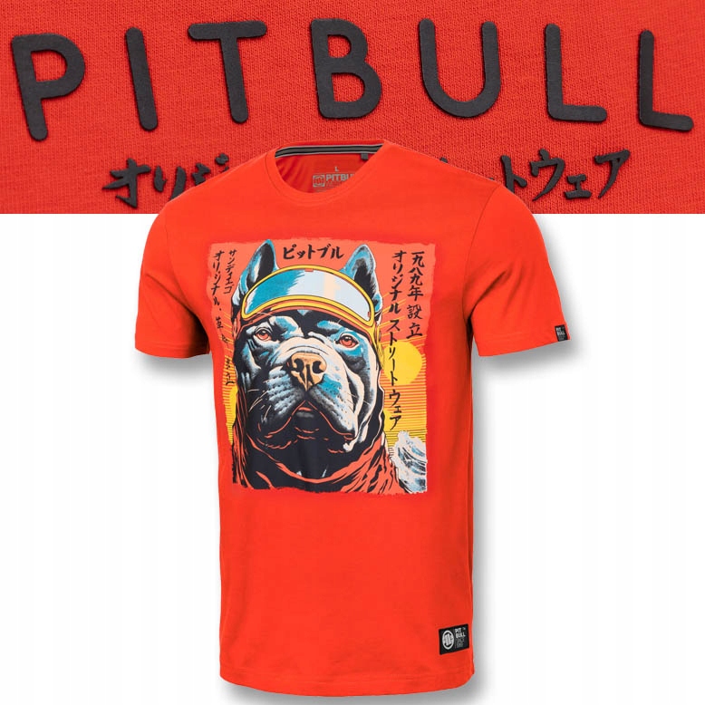 Męska Koszulka Pitbull Bawełniany T-shirt Fuji