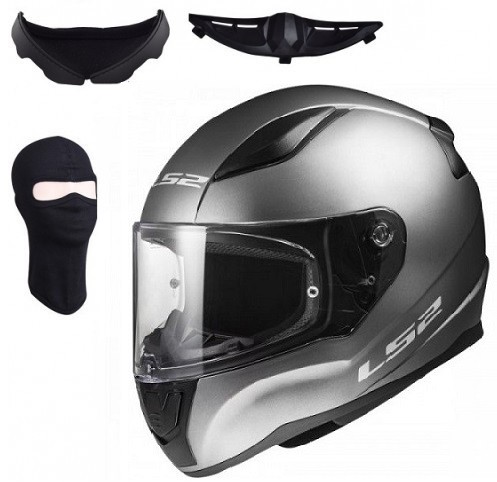Integrálna motocyklová prilba LS2 FF353 Rapid II Matt Titanium Xs Darčeky