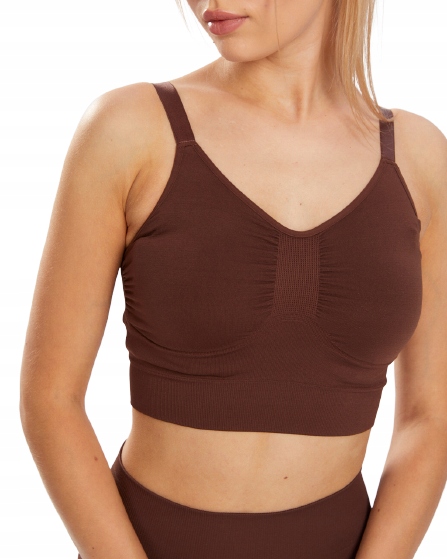 Spaio Biustonosz damski Fitness Flex coffee M