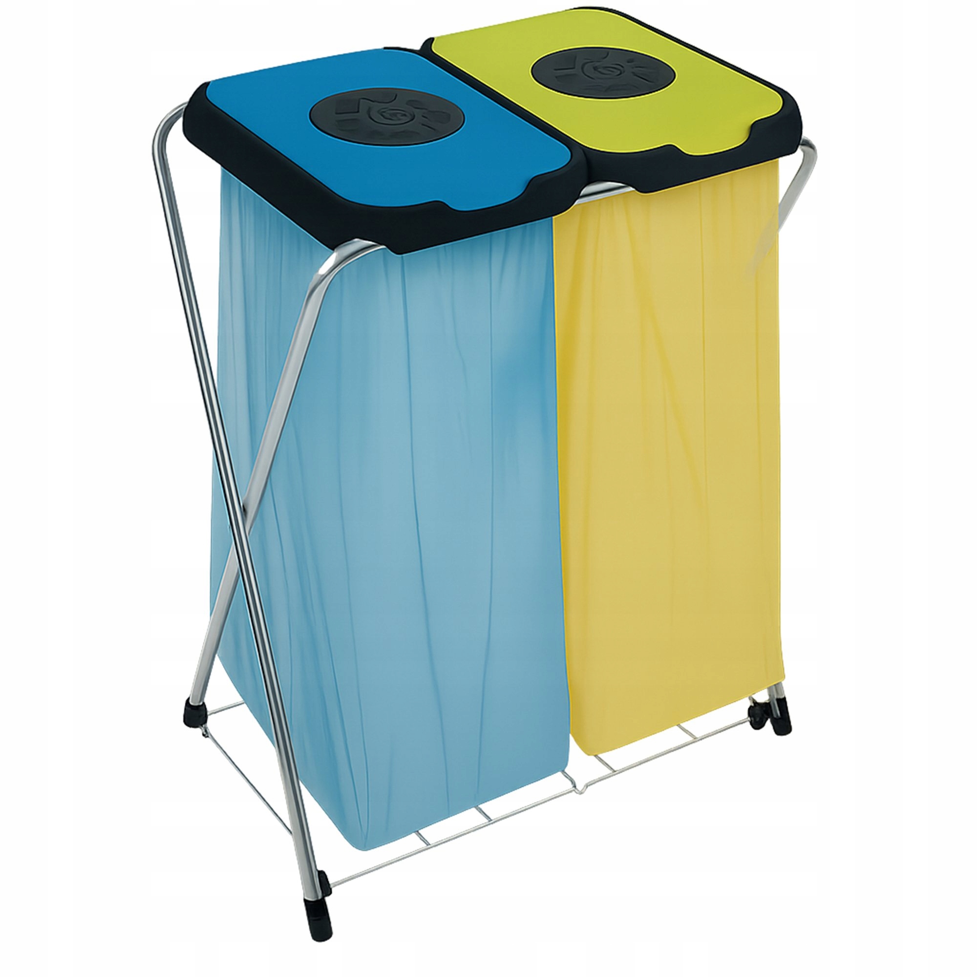 Stojak Na Worki Na Śmieci Butelki Puszki Kaucyjne Segregacja Premium 2x120L