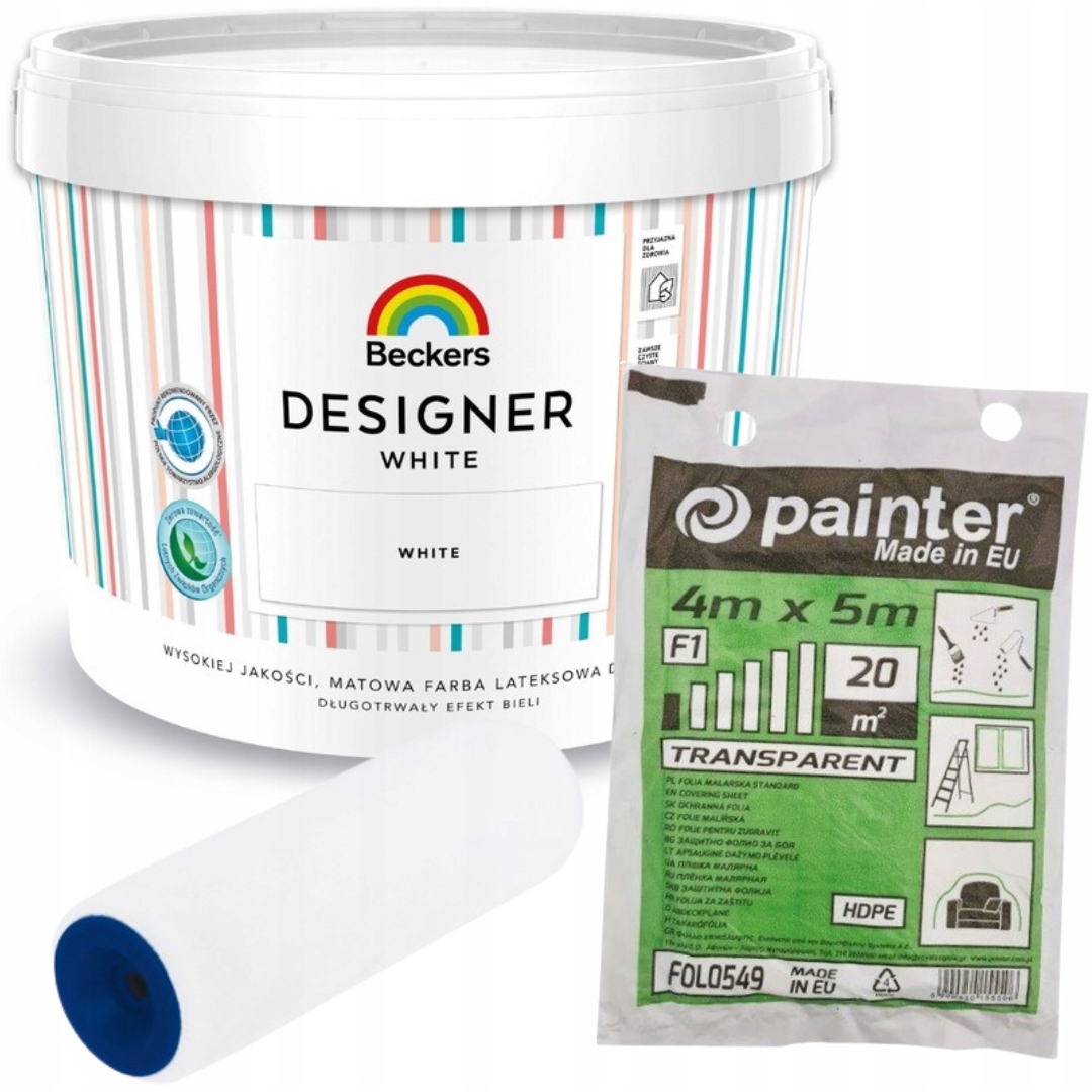 Rychlá Opravná Sada: Barva Beckers 10 L Fólie Vložka Do Válečku 25 CM