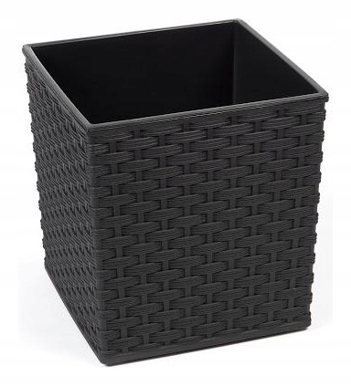 

Doniczka Juka Rattan 250x250x260mm czarna Lamela