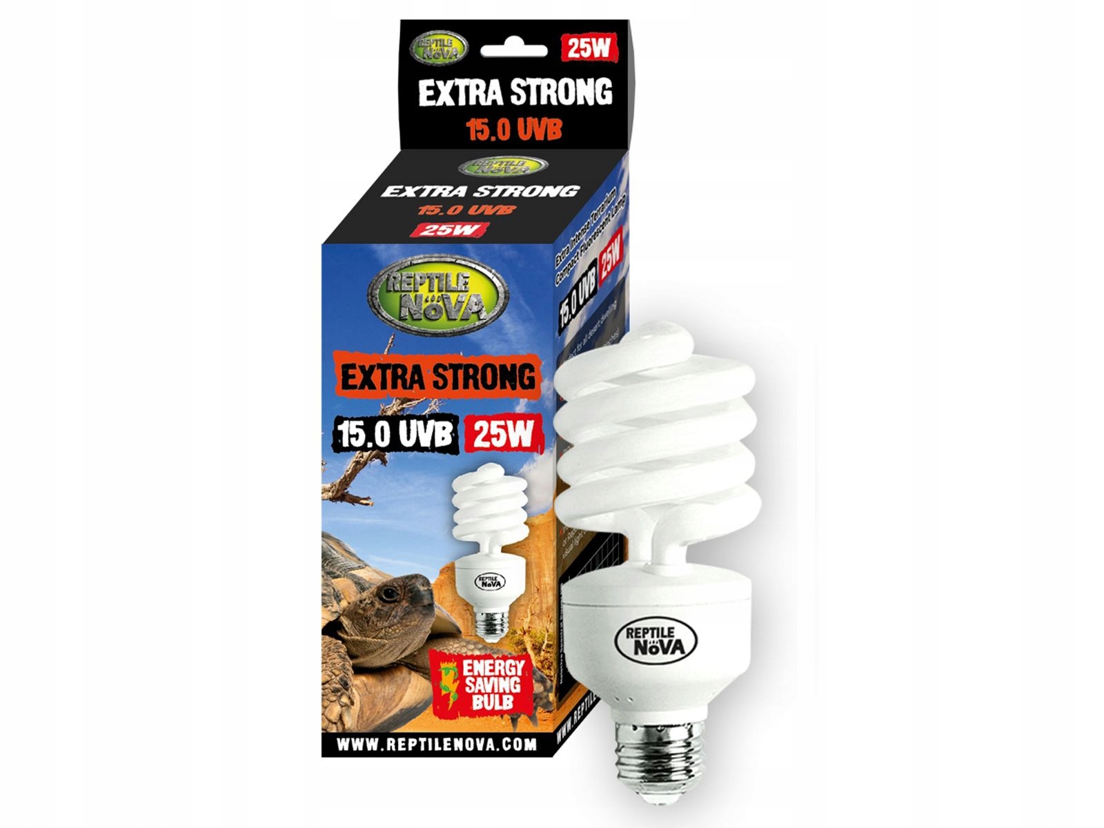 Levně Uvb žárovka Extra Strong 25W 15.0 Reptile Nova