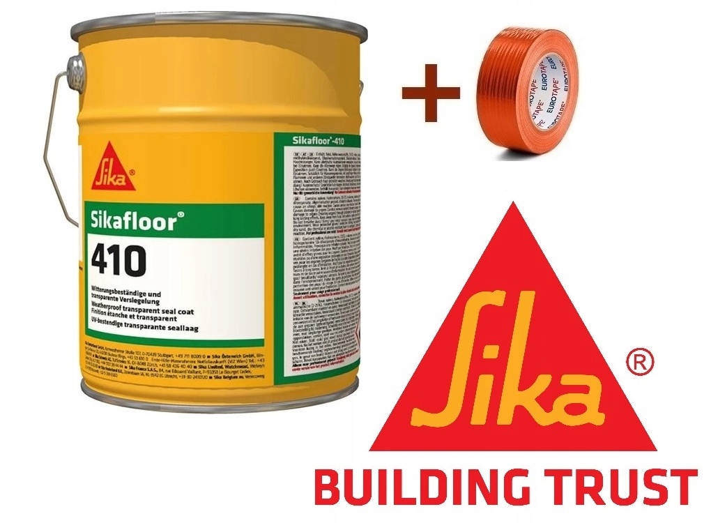 Silka 410 żywica Bezbarwna lakier do Sikafloor 400N na Płatki dekoracyjne