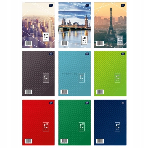 BLOK BIUROWY NOTES A4 W KRATKĘ 100 kartek Rodzaj inny