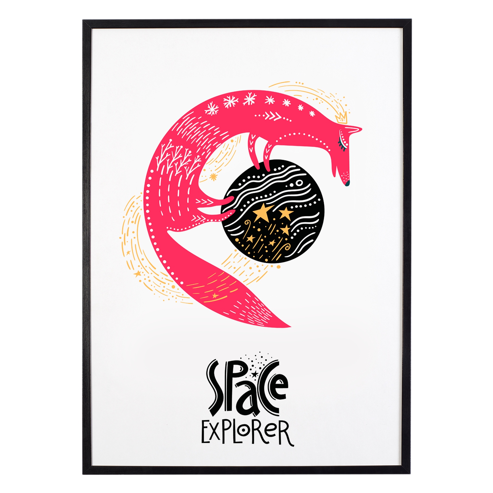 

Plakat w ramie duży 40x60cm Space Explorer