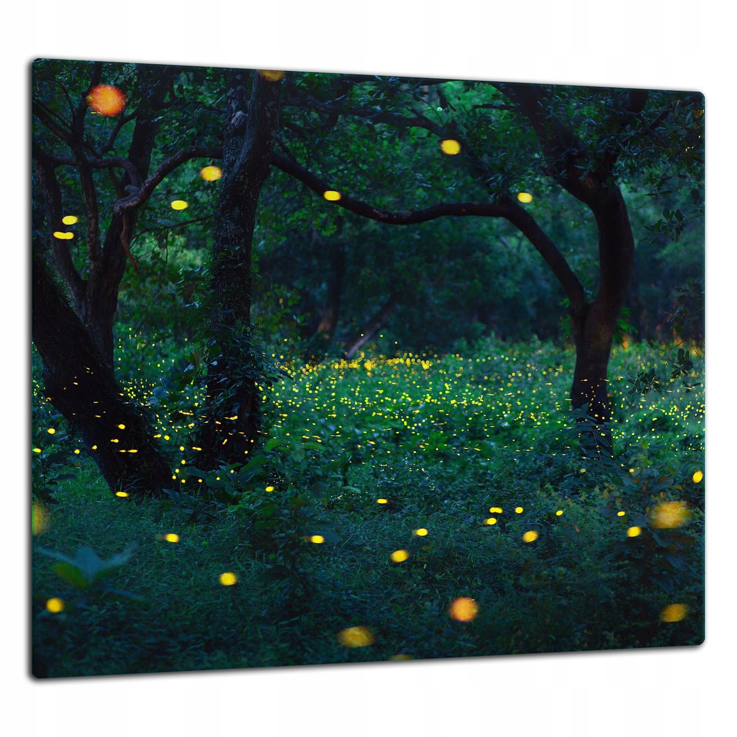 Skleněná Ochranná Deska Panel Lepidlo 65x60 Večer