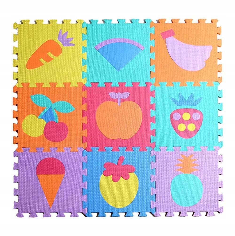 

Kolorowe Puzzle Piankowe mix Mata Piankowa 10 szt.