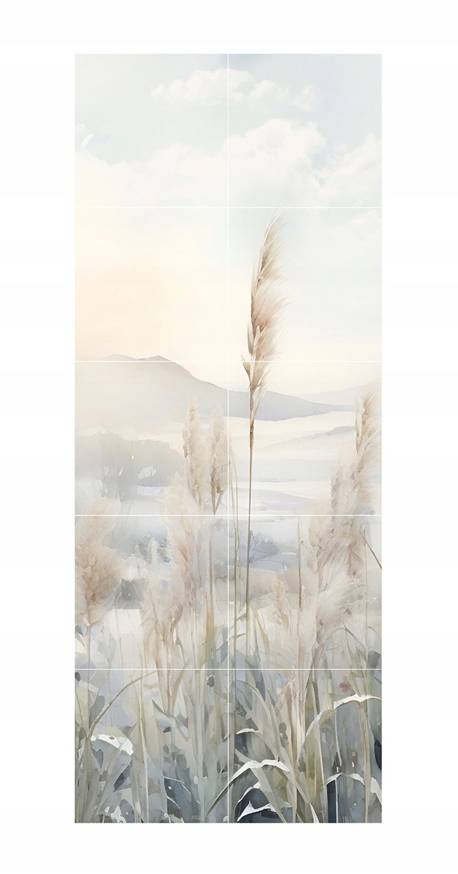 Keramické Dlaždice Obraz Pampas 120x300 cm velkoformátový akcent do koupelny
