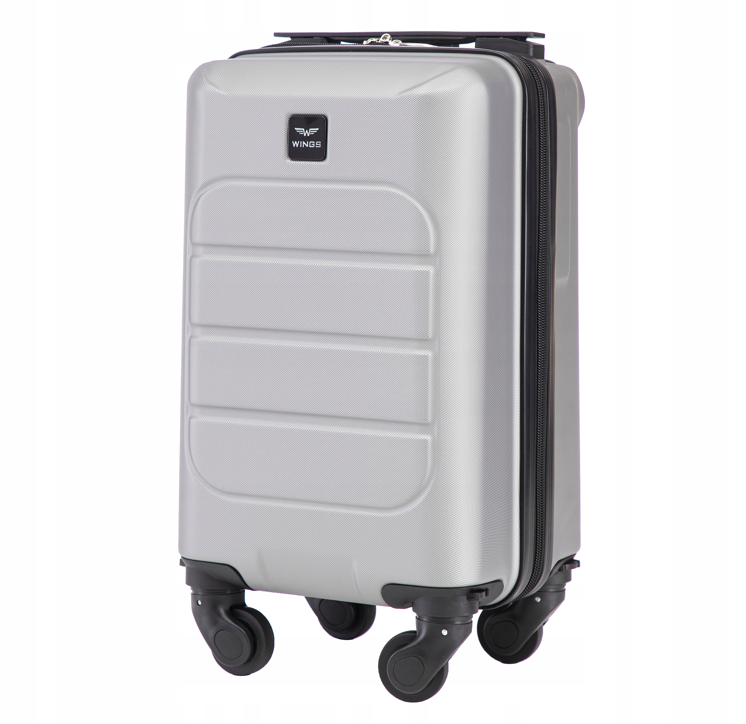 Kabinový kufr Abs 40x25x20 Ryanair WizzAir příruční zavazadlo 4 kolečka Wings
