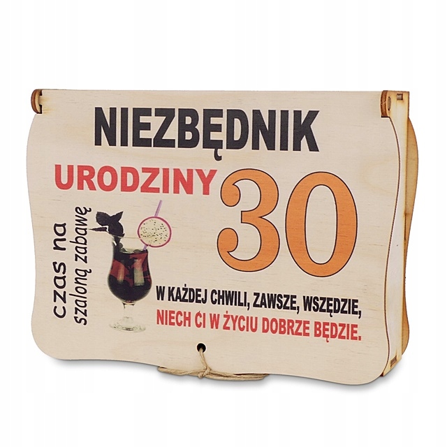 

30 urodziny Zestaw Prezentów Niezbędnik Niezbędnik