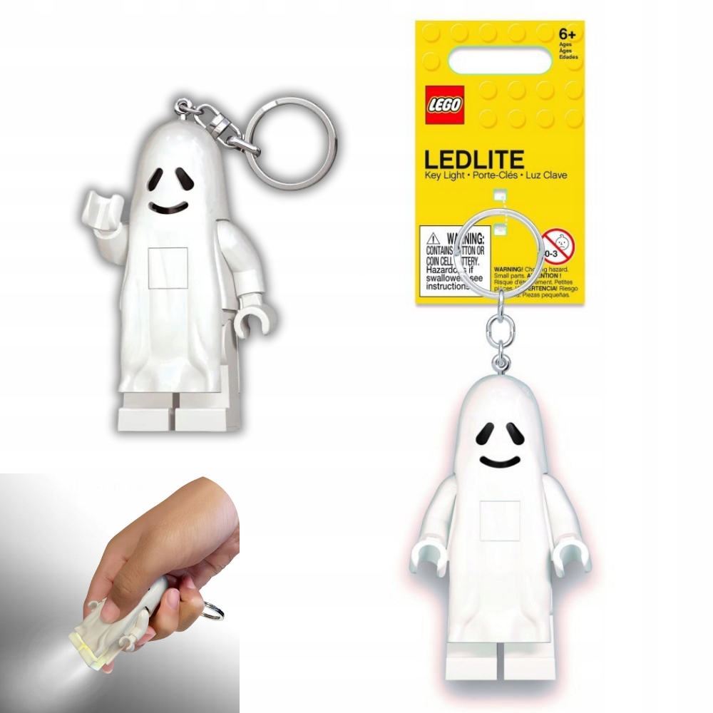 Brelok Lego Classic Ludzik Duch LGL-KE48H z Latarką