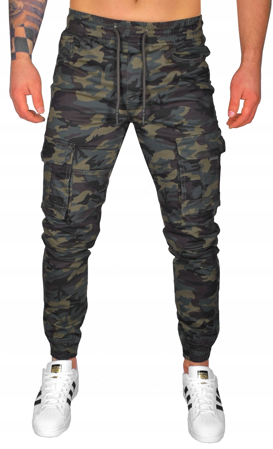 BOJÓWKI MĘSKIE SPODNIE ELASTYCZNE JOGGERY JAKOŚĆ Marka inna