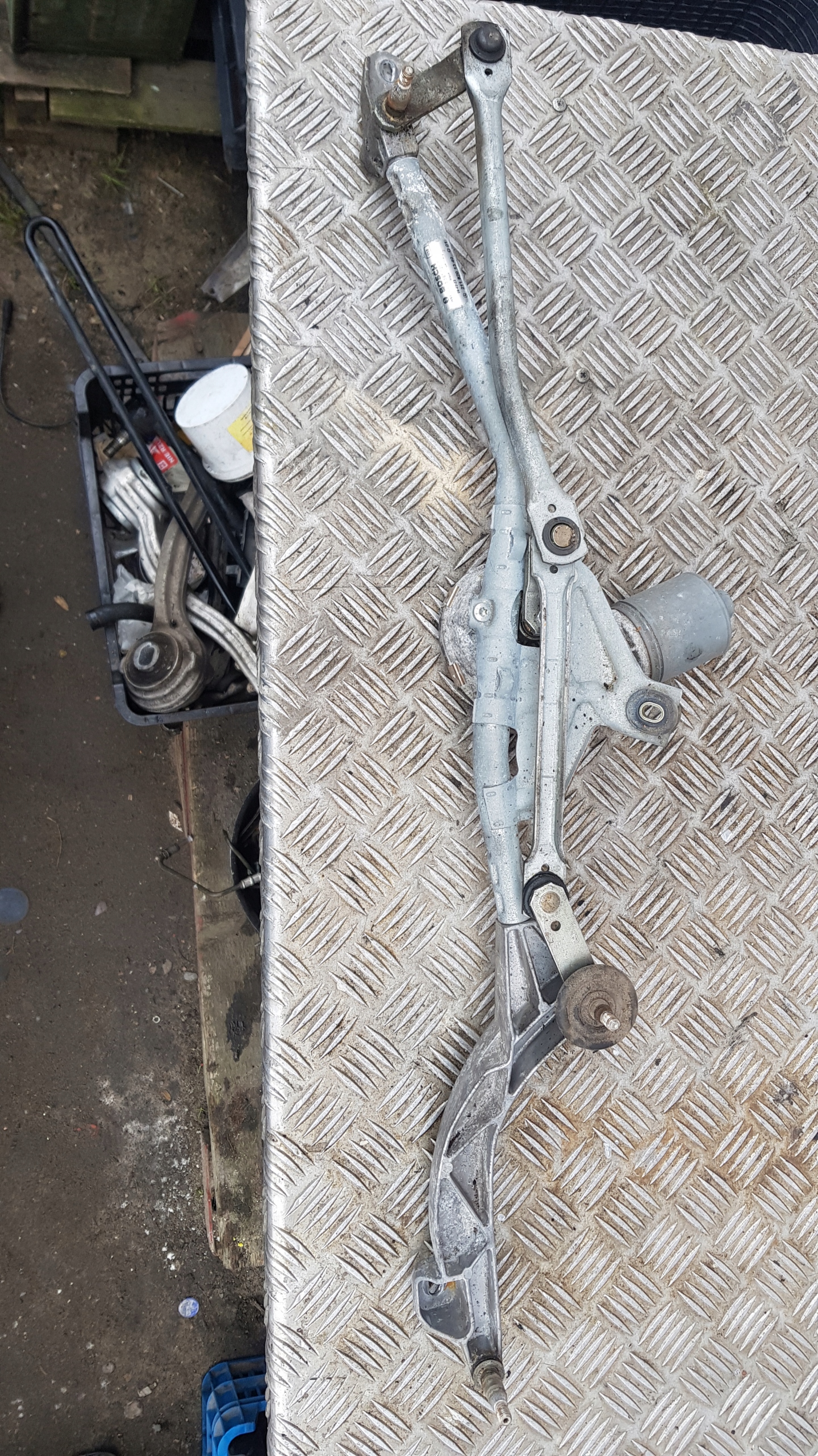 MERCEDES W211 wiper mechanism front Przedlift