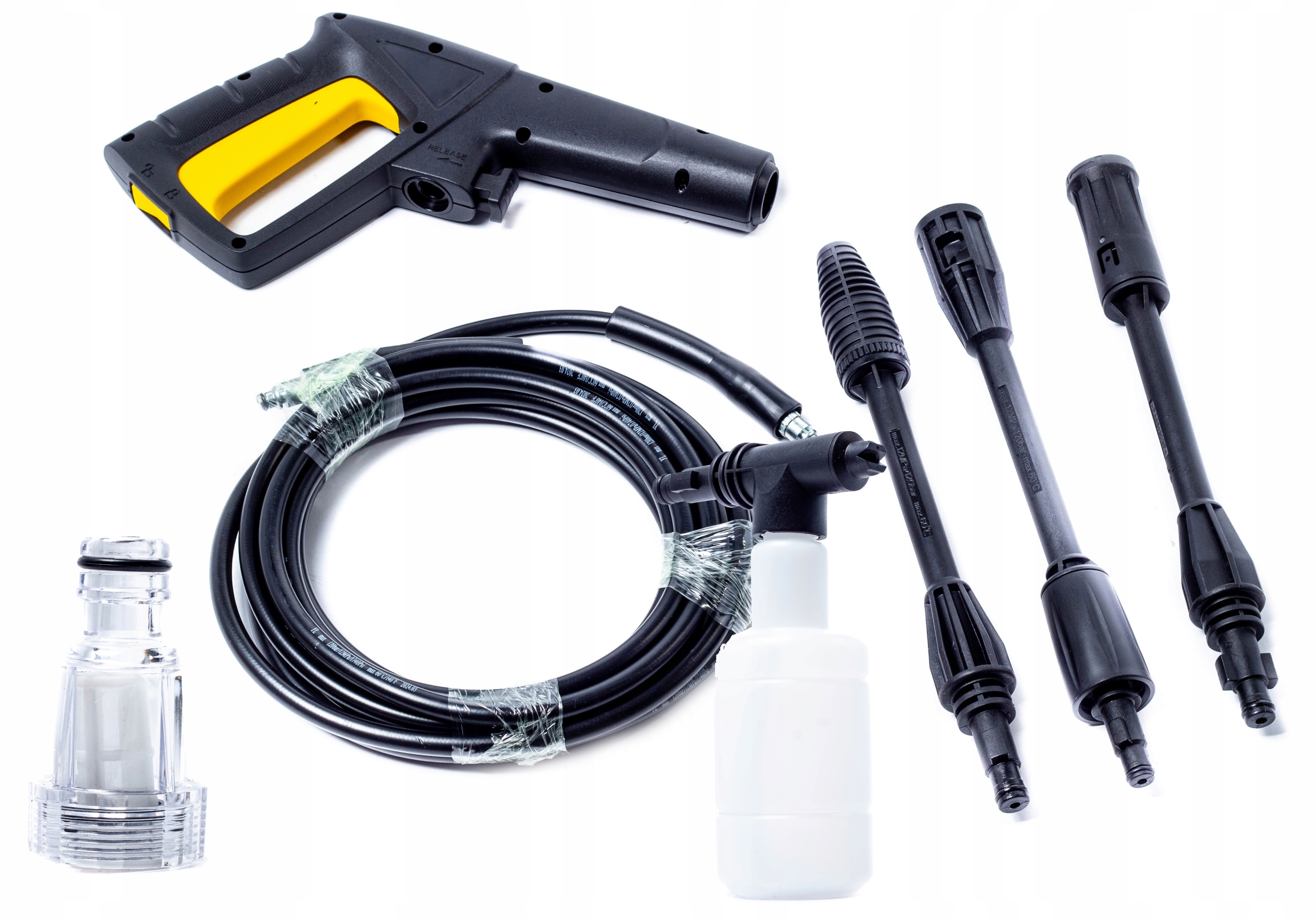 SAMOSSĄCA MYJKA CIŚNIENIOWA RIWALL REPW 120 L5 230 barEw alu ZESTAW S Marka Riwall