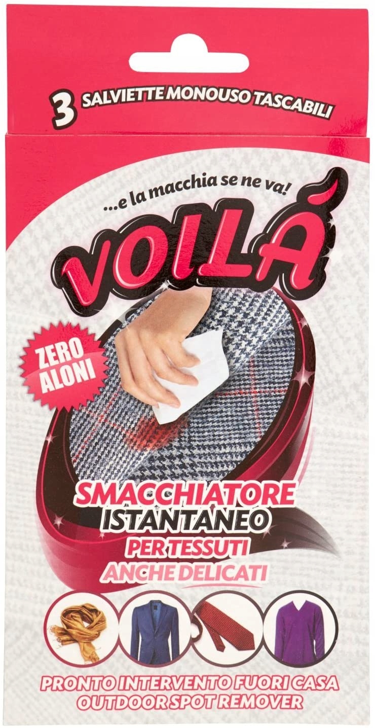 

Chusteczki awaryjne odplamiające na sucho Voila'