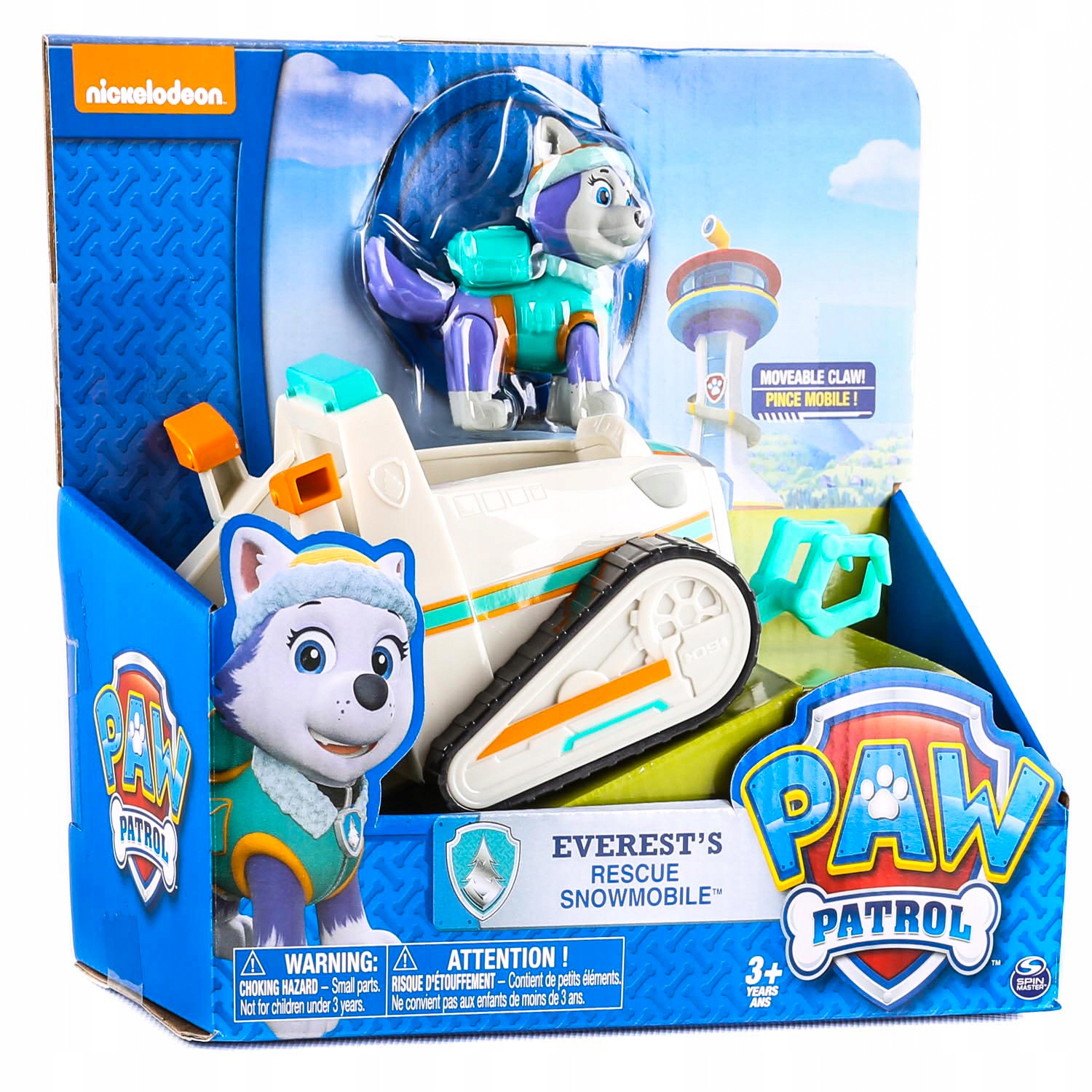 PSI PATROL EVEREST FIGURKA + POJAZD SKUTER ŚNIEŻNY Materiał plastik