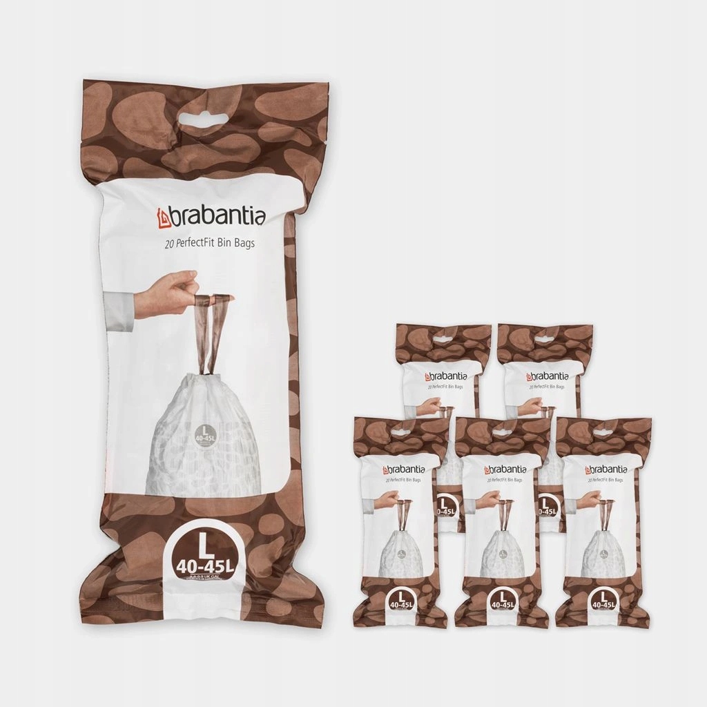 PerfectFit sáčky 40-45L (L) do odpadkového koše multipack 120 pytlů (6x20