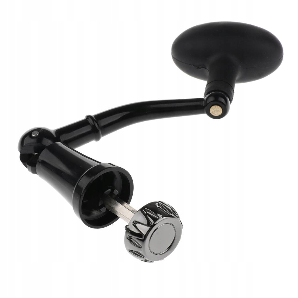 Fishing Wheel Reel Handle with Knob Folding Handle Rocker Arm L Black Waga 55 g