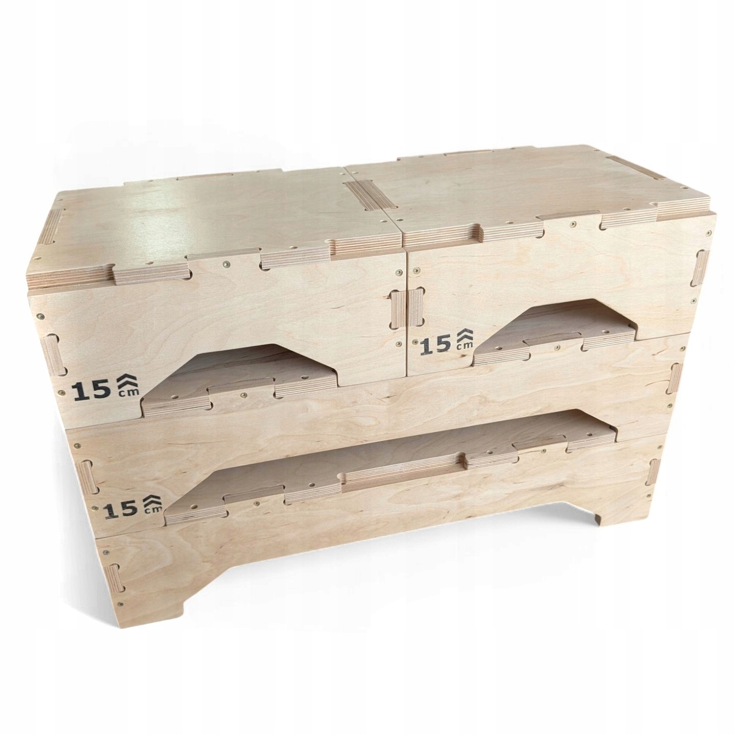 Set Stepper Step Fitness Pro Cvičení Aerobiku Step Tréninkový Truhlík 4x