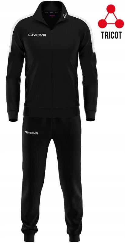 Souprava Givova Tuta Revolution Black-White|2XL H-20
