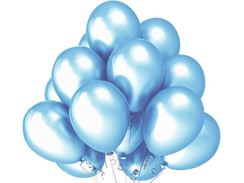 

Balony metaliczne light-blue 10'' - 100szt