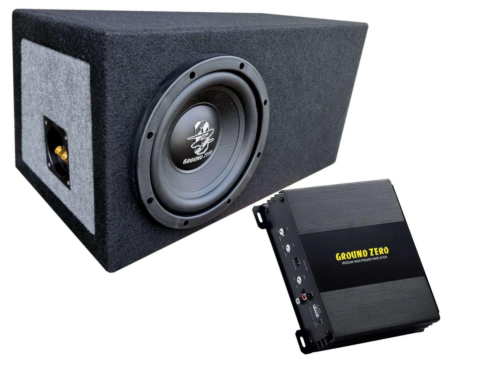Ground Zero Gziw 200-BR subwoofer 20 cm zosilňovač