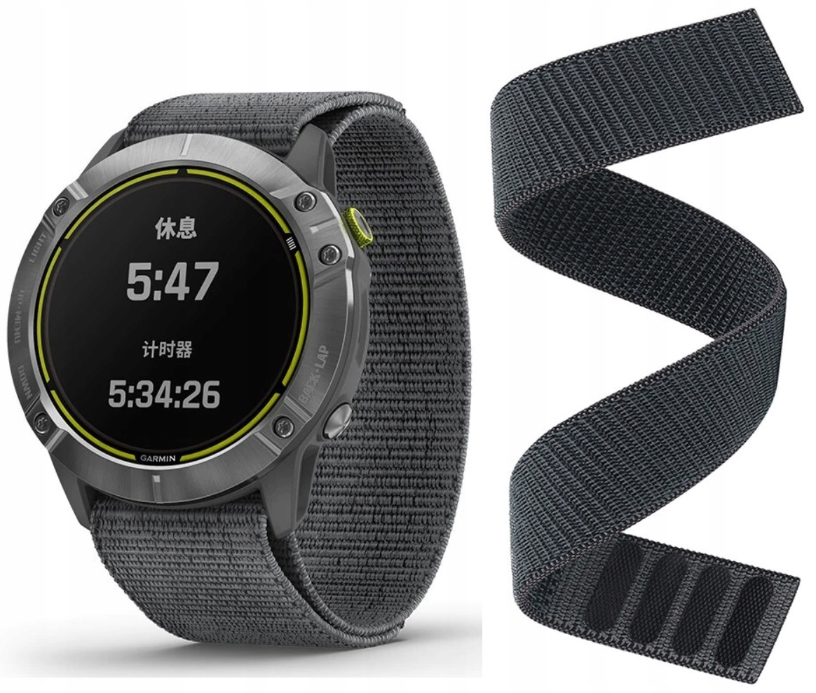 

Miękki Pasek Nylonowy Garmin Fenix 5 6 7