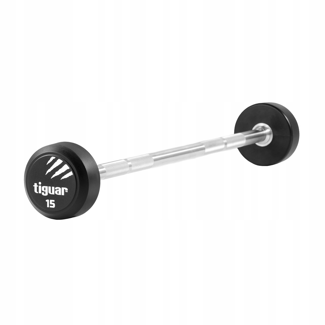 Sztanga Prosta Stała 90 CM 32 MM Tiguar 15 Kg Gryf Prosty Siłownia Ciężar