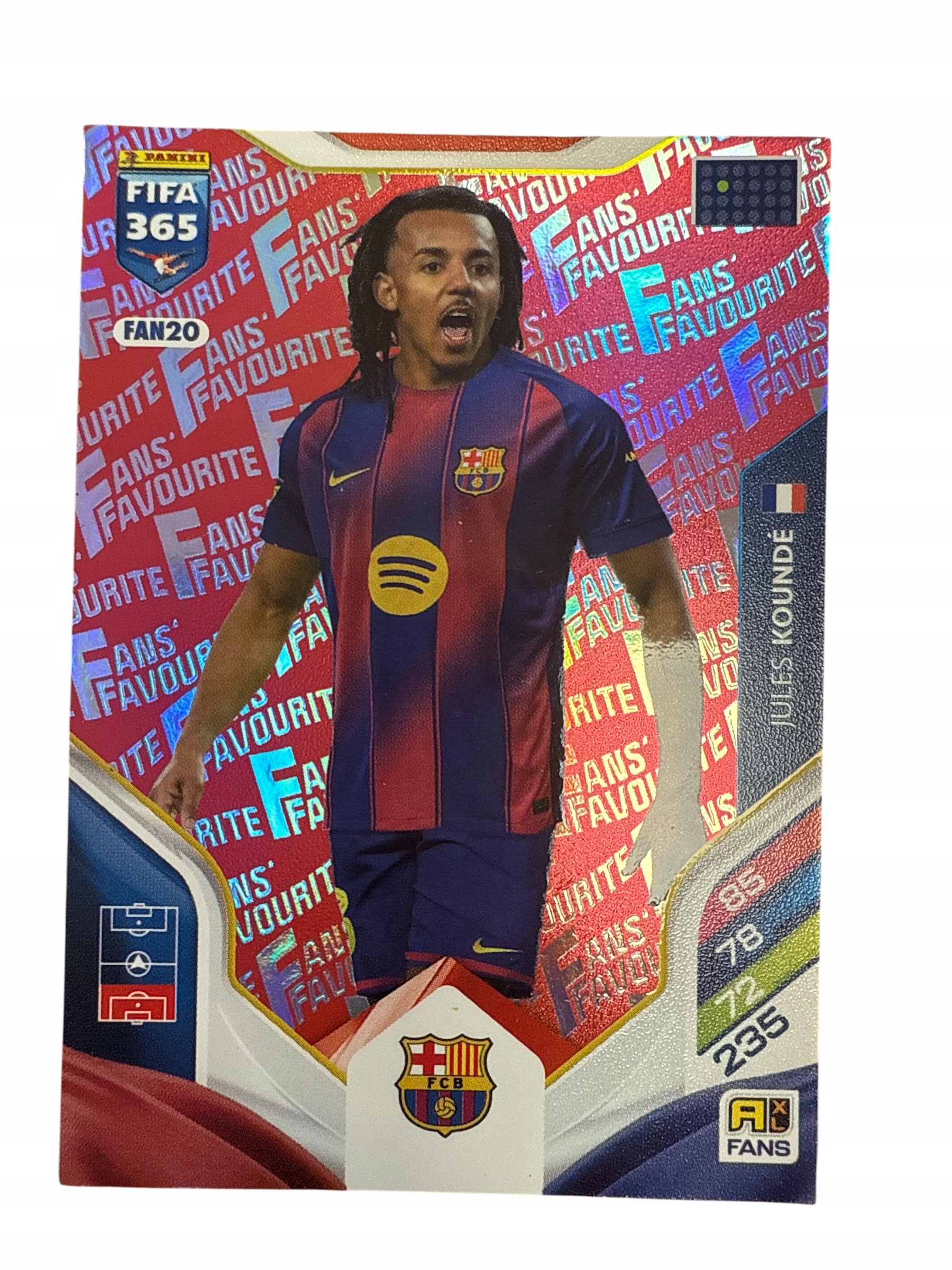 Fifa 365 2026 Adrenalyn XL Panini Fans FAN20 Kounde czerwony red