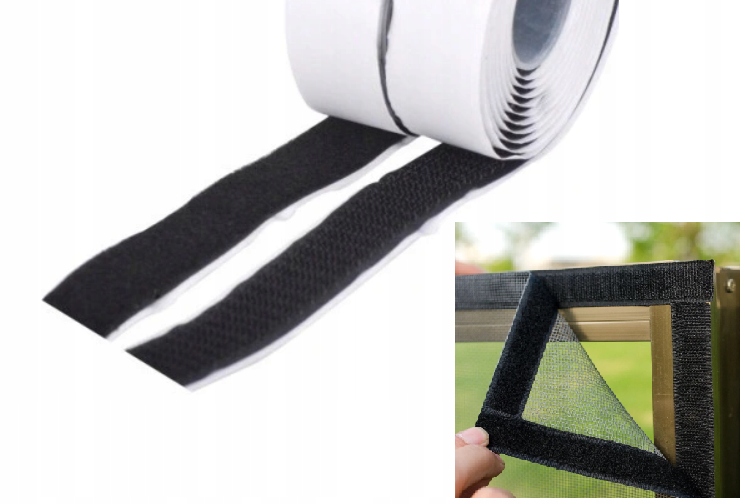 

Rzep z klejem taśma klejąca dwustronna Moskitiera