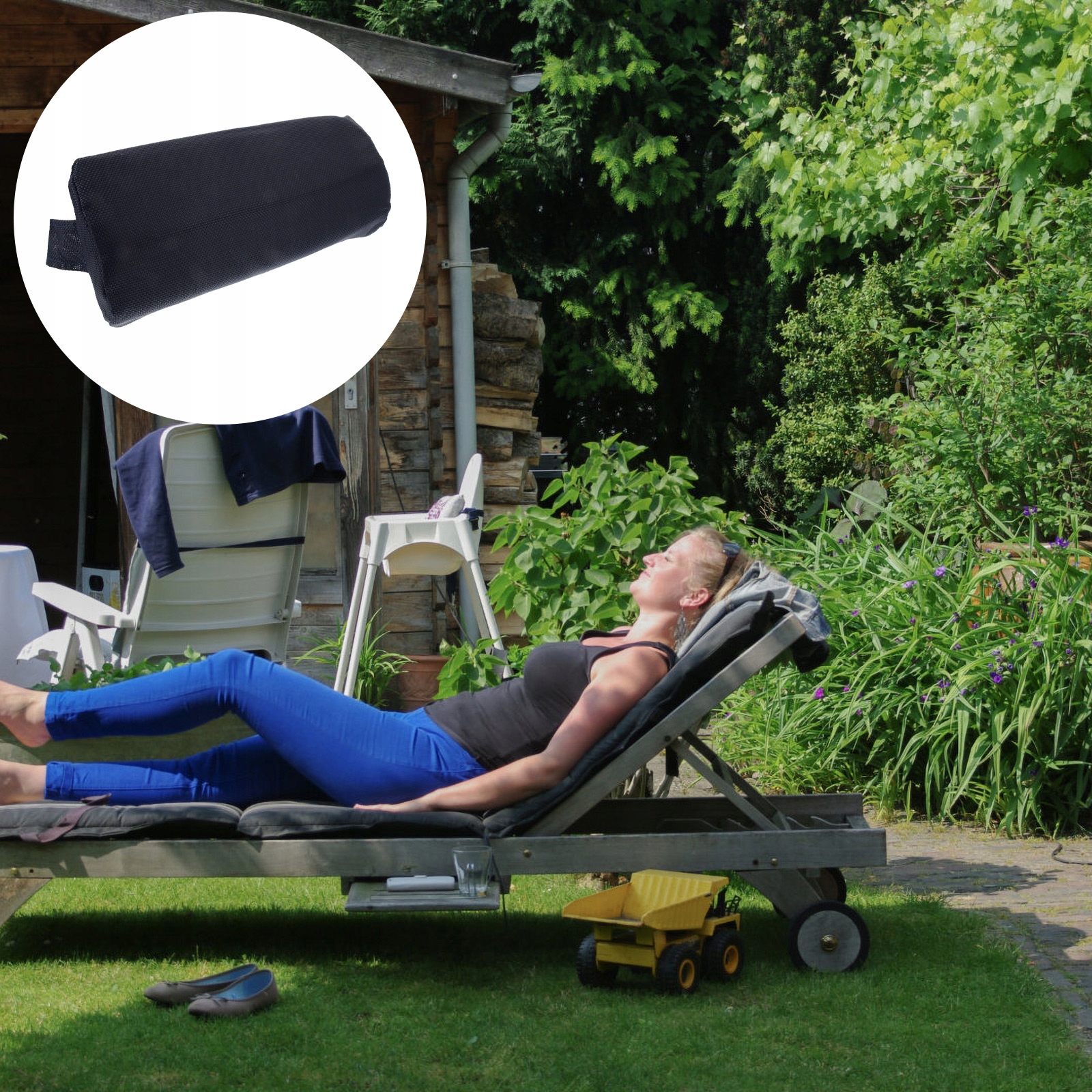 PODUSZKA NA GŁÓWEK ZAGŁÓWEK DOMOWE KRZESŁO PLAŻOWE LLWL Marka bez marki