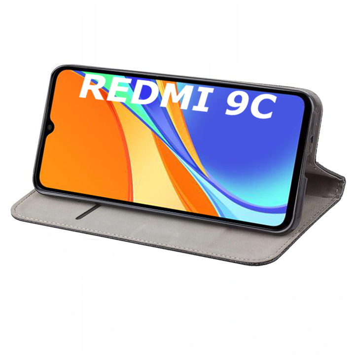 ETUI do XIAOMI REDMI 9C SMART MAGNET CASE + SZKŁO Kod producenta FUTERAŁ NA MAGNES KABURA Z KLAPKĄ