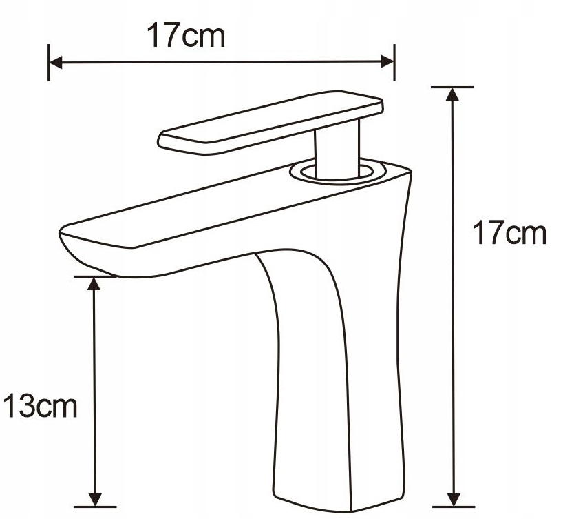 MEXEN INDUS SINK MIXER BLACK Výrobný kód 744600-70