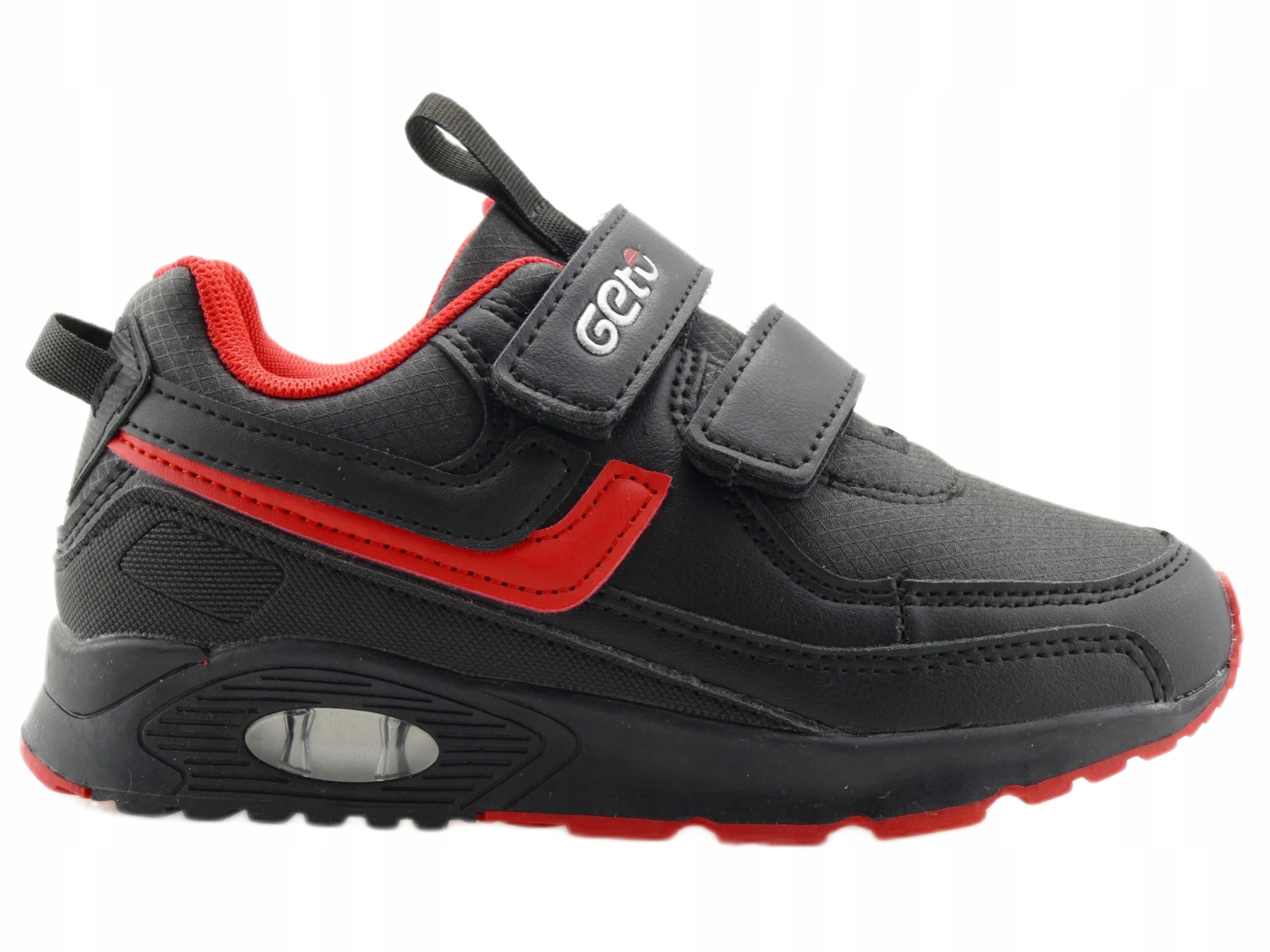 ADIDASY CHŁOPIĘCE BUTY DZIECIĘCE SPORTOWE TRAMPKI WKŁ. SKÓRA CZARNE R.37 Marka Gelteo