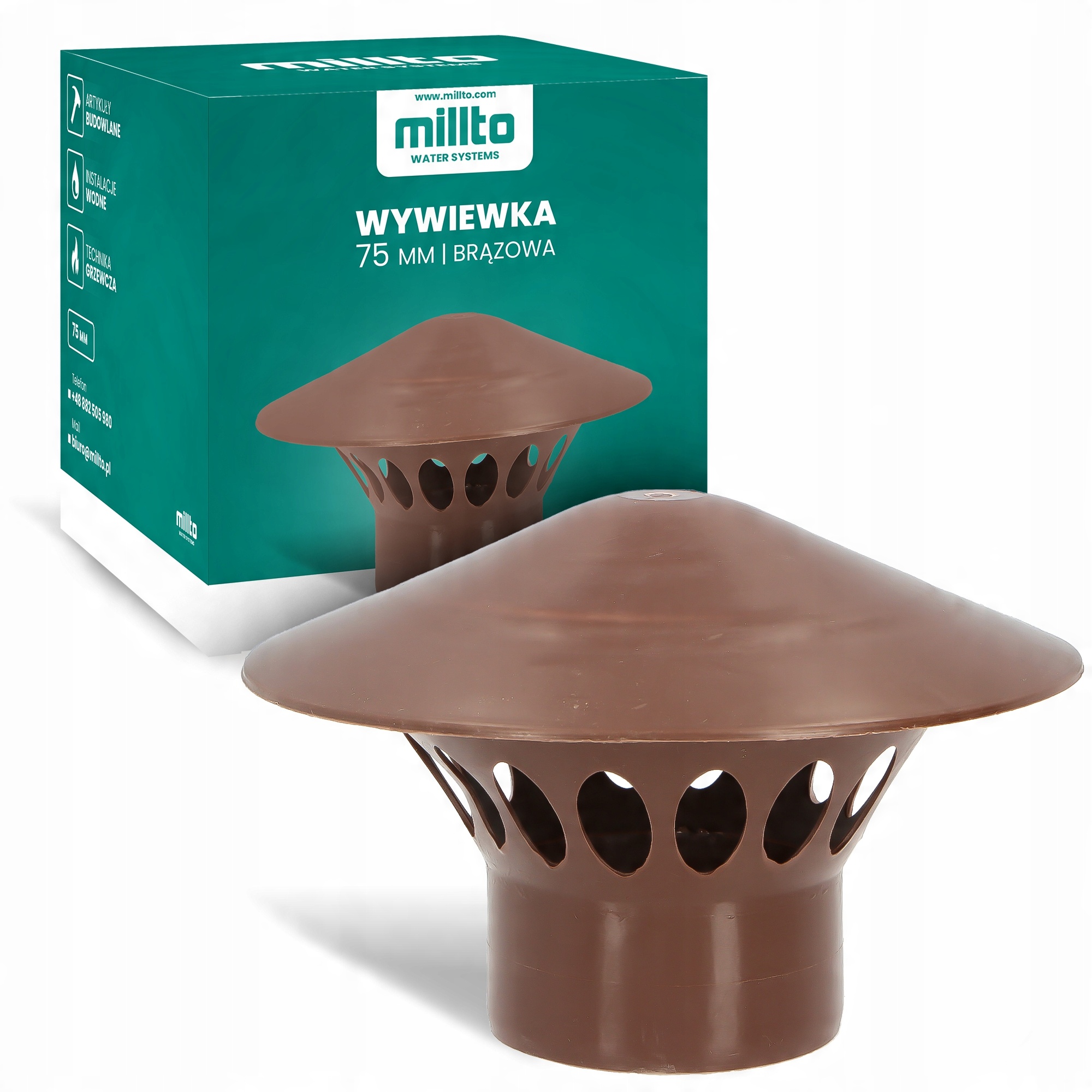 

Wywiewka kanalizacyjna Daszek Kominek 75 Pp