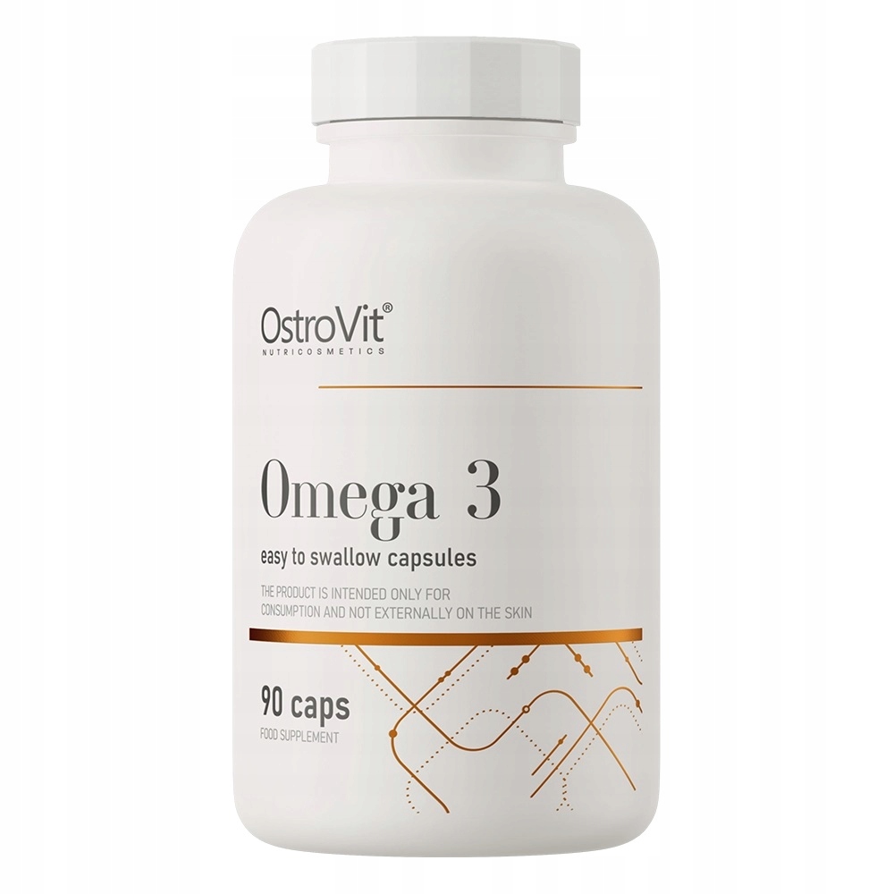 OstroVit Omega 3 легко проглотить 90 caps WIT E EPA маленькие капсулы