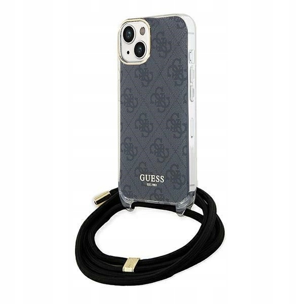 Guess Etui Do Iphone 15 14 13 6.1 Crossbody Cord Z Wytrzymałego Materiału