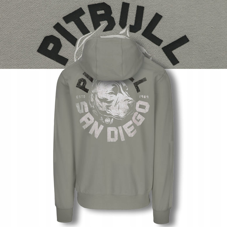 Pánská Mikina s kapucí Pitbull Mikina s potiskem Dog Sd Kapuce