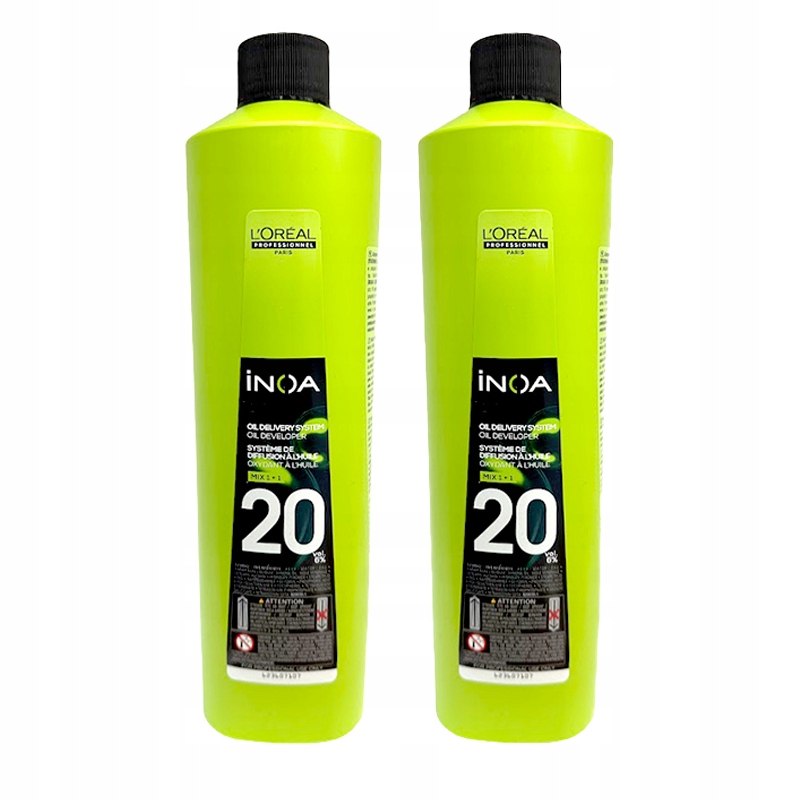 Loreal Inoa Oxydant 20 Vol 6% výživných aktivátorů barev 2x 1000 ml