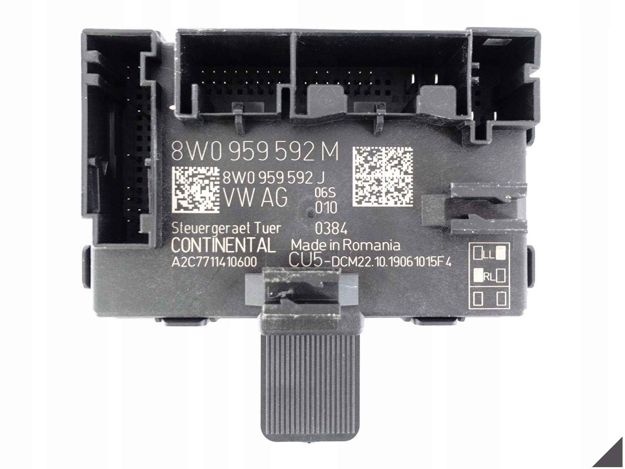 AUDI A5 S5 F5 8W6 A4 S4 8W0 B9 15- module control unit door front L = P