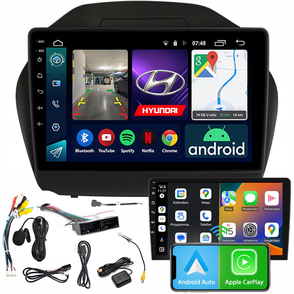 Rádio Navigácia Android RS-305 Hyundai IX35 2009-2015 2GB 9"