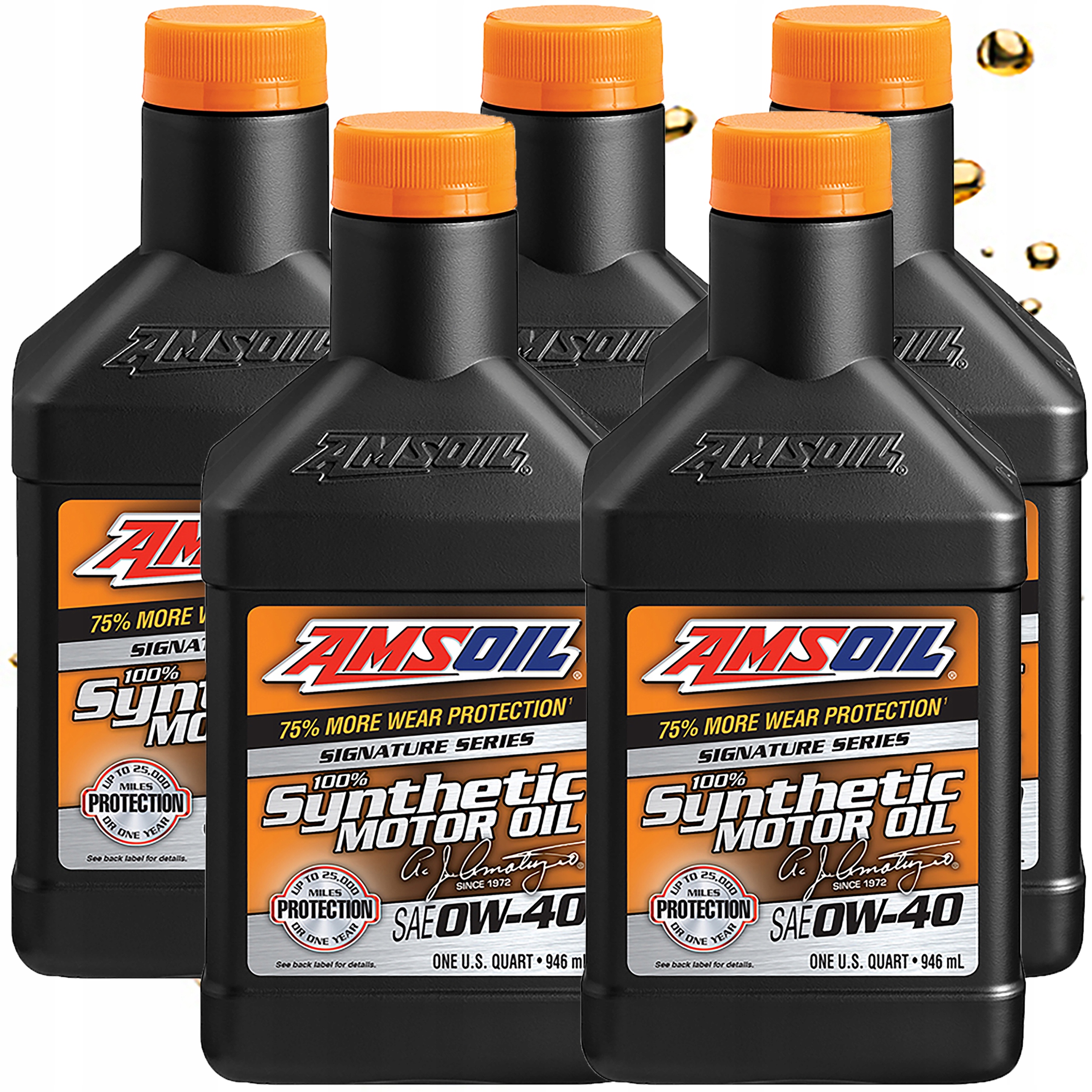 Syntetický Motorový Olej Amsoil 0W40 Signature 100 % Synth Azf 4,73
