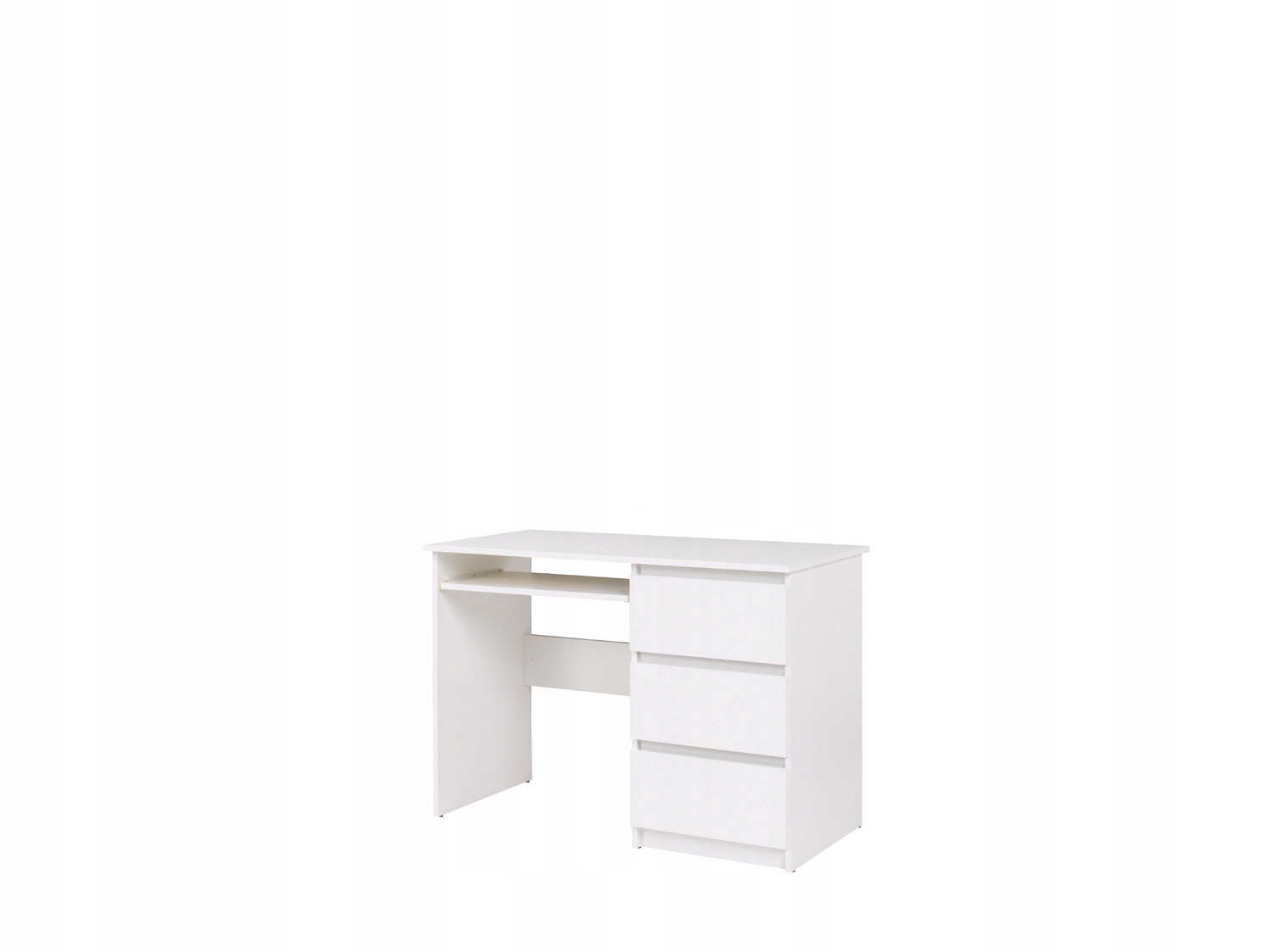 Białe BIURKO Toaletka biała z szufladami 110cm CO9