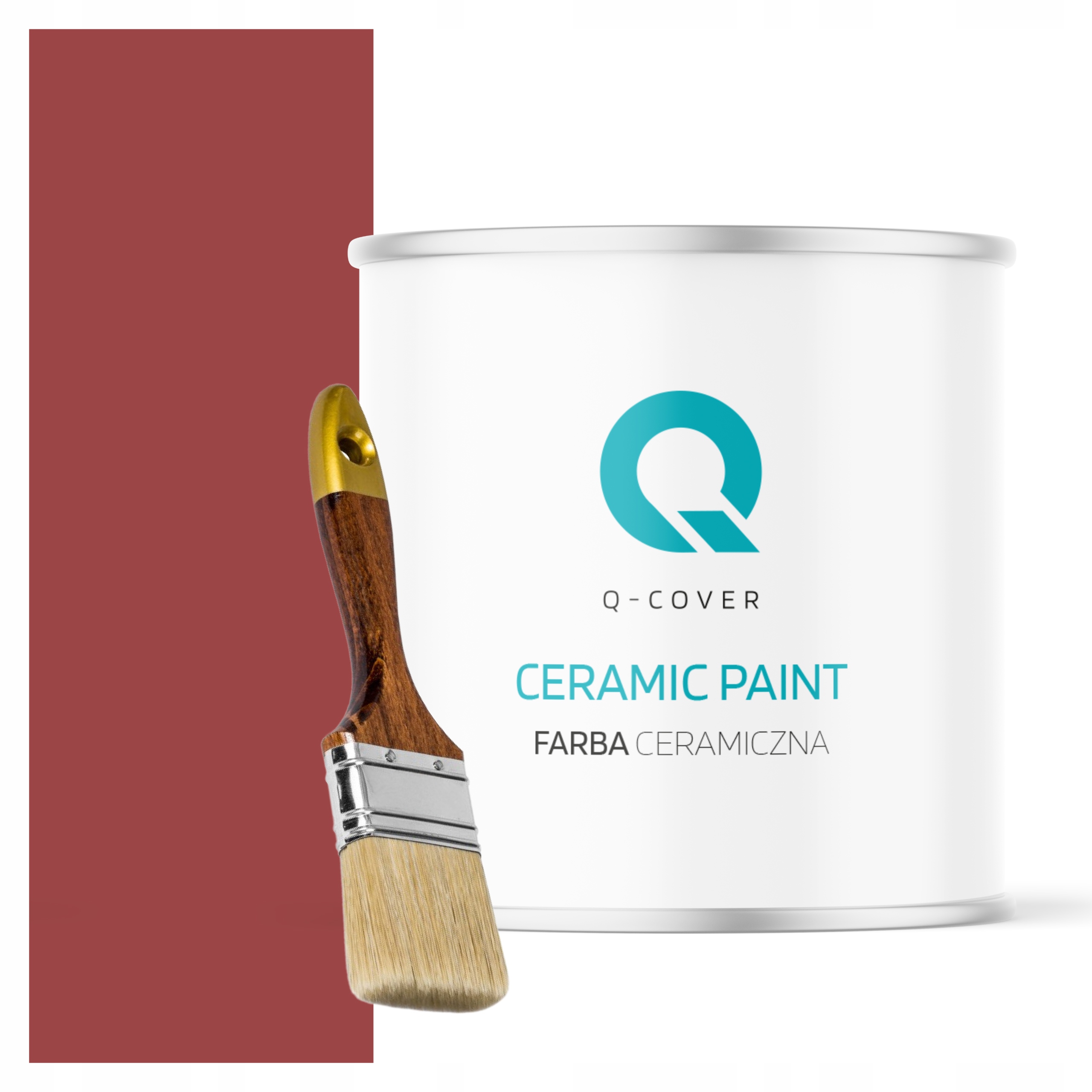 Keramická Farba Na Stenu Červená Tmavá H3412 5L Matná Výrobca Štetec